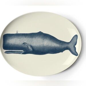 Thomas Paul Scrimshaw Moby Whale Platter